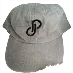 Poshmark official swag gray and black logo adjustable baseball cap hat NWT